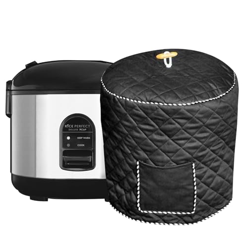 Slow Cooker Travel Bag - Anti-Static Dust Cover for Pressure Cookers | Round Protective Carrying Case, Fabric Cover for Slow Cooker, Small Bag for Stoc Appliances