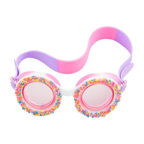 Mud Pie Kids Sprinkle Girl Swim Goggles; Ages 3+