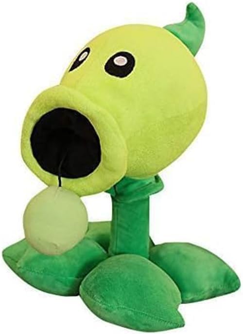 Big Plants vs Zombies Peashooter Plush Toy 30 cm Removable PEA PVZ Peashooter Rag Doll Gift for Kids