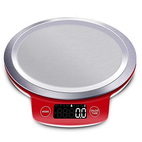 Kitchen Scales LCD Kitchen Scale Digital Gram Metal Electronic Accurate Balance Mini Cooking Food Measure Tools Pallet Food