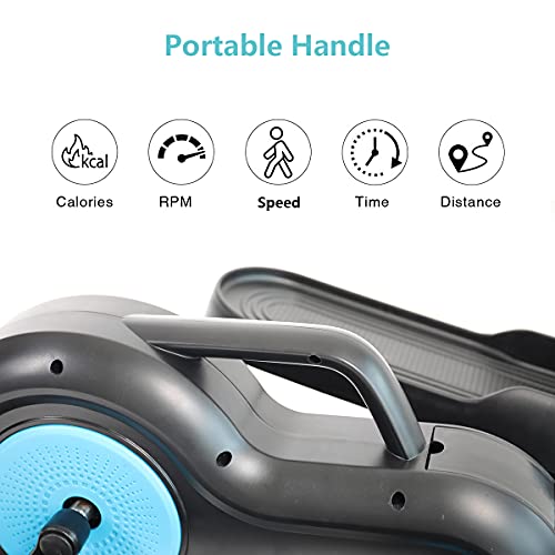 Exception-Under-Desk-Elliptical-Trainer-for-Home-Office-Calf-Leg-Foot-Pedal-Exerciser-Seated-Compact-Elliptical-Bike-Machine-wAdjustable-Resistance | Dealmeister.io Alt tag für bilder post titel
