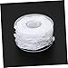 Uonlytech 1pc White Wedding Lace Ribbon for Decoration Pure Lace Brim Belt for Packaging Celebrations for Floral Arrangements Wrapping Non- Safe for All Occasions