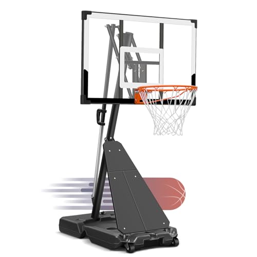 WIN.MAX Basketball Hoop Outdoor 44 Inch Shatterproof