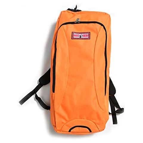 Universe Archery Recurve Takedown Bow Backpack with Arrow Tube | Hunting Multi Pockets PVC Cordura Backpack | Shoulder Bag with Adjustable Straps For Archery Waterproof Pocket (68CM X 25 CM) (Orange) Cover