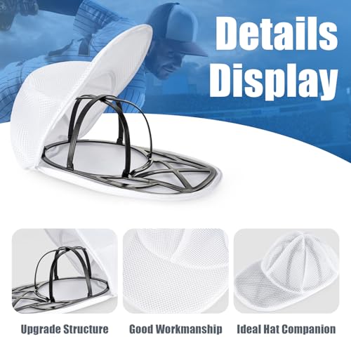 Ideal Swan Cap Waschmaschinen Form – Cap Washer für Baseballkappen, Basecap Waschgestell Halter, Cap Waschen Form, Kappen Waschen Ball Cap Washer, Cap Washer Trucker Reiniger Für Erwachsene, Kinder