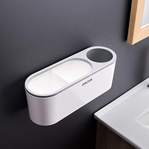 Haartrocknerhalter Badezimmerregal Wandregal Badezimmerorganisator Regalablagehalter Für Haartrockner Klebstoff Punch-Free