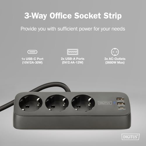 Multiprise avec USB contre surtensions pour protéger votre ordinateur