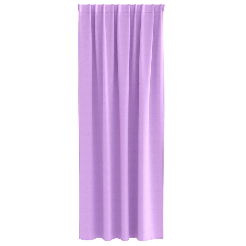 Zasłony zaciemniające z pierścieniami, 2 sztuki, fioletowe, 225 x 140 cm, poliester, 80 do 90% blokowanie światła, potrójna tkanina, ochrona przed wzrokiem do salonu, sypialni, biura
