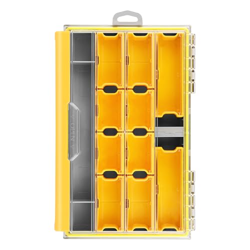 Image of RUNCL 3600 Terminal Fishing Tackle Box, Waterproof Floating Lure Storage Box with Adjustable Dividers, Clear Rust-Proof Utility Tray for Terminal Tackle, Hooks and Sinkers
