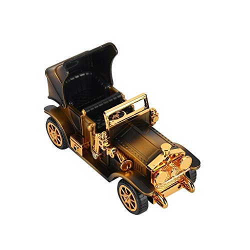 GaRcan Caja de música de Coche clásica de Bronce, Caja de música con Forma de Coche móvil de Estilo Retro, Regalo de cumpleaños para niños, decoración del hogar