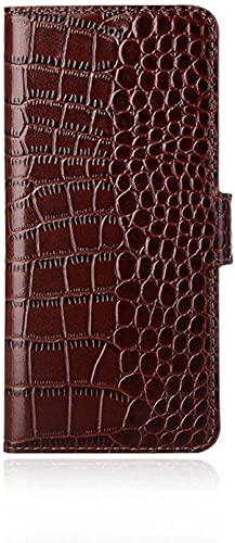 Étui iPhone 14 Plus magnétique GUMMMY, folio portefeuille détachable couleur café