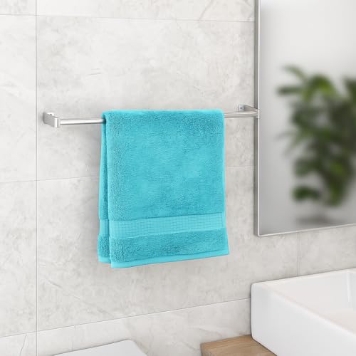 Image of Force Stainless Steel Towel Bar Round Pipe 24 Inch (Pack of 2) / Towel Hanger /Towel Rod /Bathroom Rod /Bathroom Bar /Napkin Hanger /Towel Stand for Kitchen and Bathroom /Bathroom Accessories