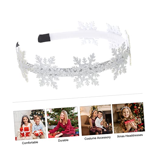 Beavorty 6 Pçs Tiara De Floco De Neve De Natal Para Crianças Tiara De Inverno Conjunto De Presépio I