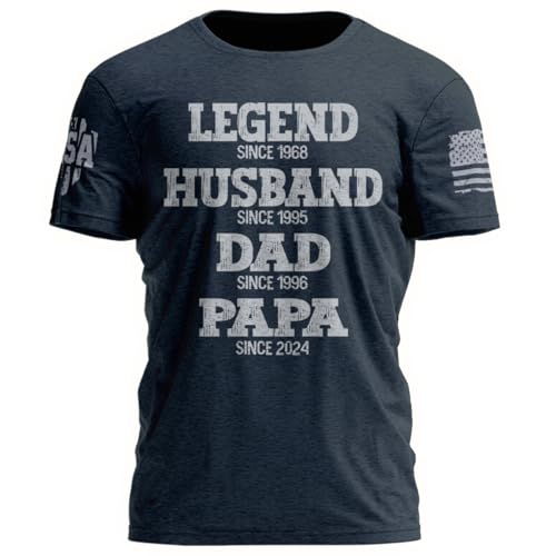 GODMERCH Custom Papa Shirt, Personalized Dad Grandpa Nickname with Kids Names Sweatshirt Hoodies, Gifts Fathers Day for Men4