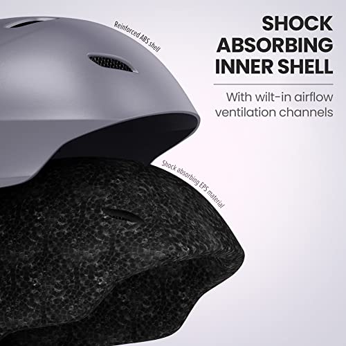 Image of OutdoorMaster Kelvin Ski Helmet - Snowboard Helmet for Men, Women & Youth (Gray,S) | Ski & Snowboard Use,Fits Men,Women & Youth,ASTM Certified Impact Protection,Adjustable Ventilation