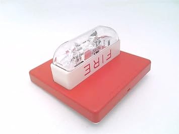 WHEELOCK RSS-24MCC-FR MULTI-CANDELA, STROBE, STROBES & RSSP RETROFIT PLATES, 24VDC, RED, CEILING