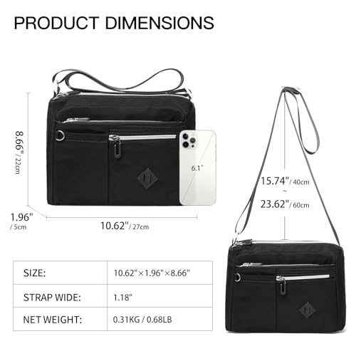 SENDFEN Shoulder Handbag for Women Ladies Crossbody Purse Roomy Multiple Pockets Bag Fashion Women Bags3