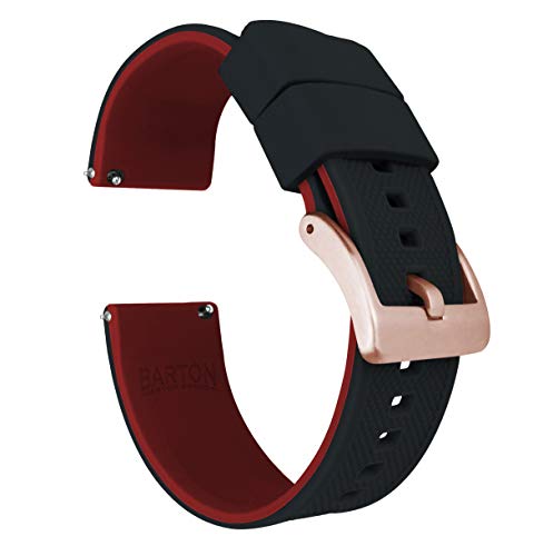 Image of BARTON Elite Silicone Watch Bands - Gold Buckle Quick Release