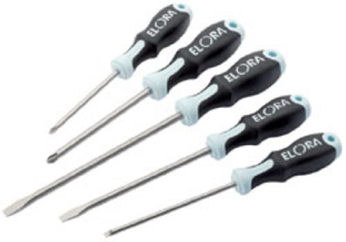 Image of Draper 49129 Elora 5 Piece Stainless Steel Engineers Screwdriver Set