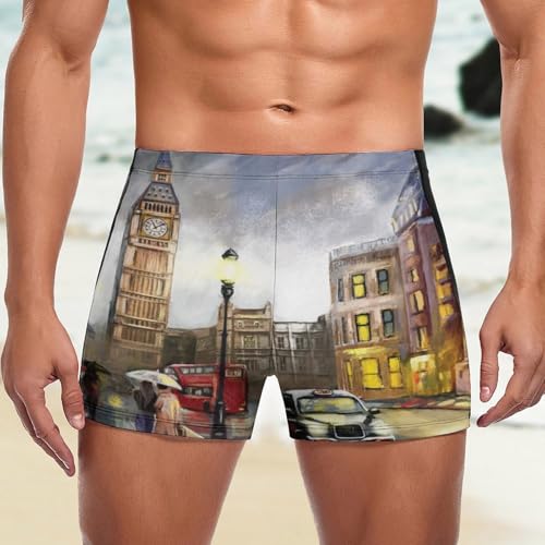 Swimming trunks boxer de bain homme stretch résistant au chlore pour la piscine - 5