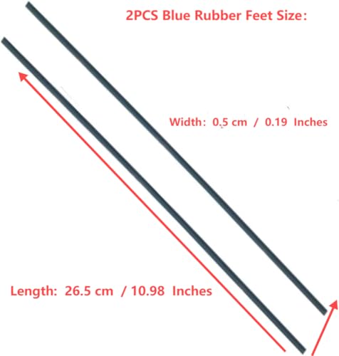 Patins antidérapants en caoutchouc bleu pour ordinateur portable HP