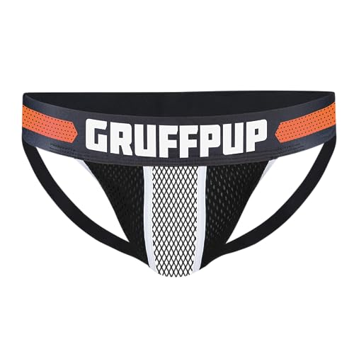 Gruff Pup Revealer Jockstrap - Octane Orange - Large