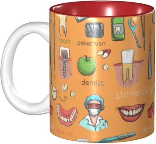 f^PA }OJbv R[q[Jbv e  Red }OJbv Coffee Mug Ceramics 330ml Mtg LO 蕨 av[g