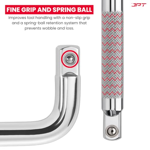JPT Ratchet Spanner Socket Set (9+1) - Image 6