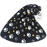 Allisandro Super Soft and Fluffy Premium Dog Cat Fleece Blanket, Warm Sleep Mat Bed Cover with Paw...