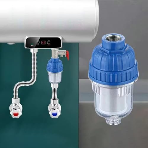 Miniatura 8 de Prefiltro De Calentador De Agua De Acero Inoxidable, Reduce La Acumulación De Incrustaciones, Diseño Transparente Para Monitoreo