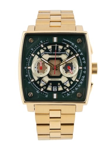 French Connection Analog Green Dial Mens Watch-FCT1GM (B0D78MY6SW) Amazon Price History, Amazon Price Tracker