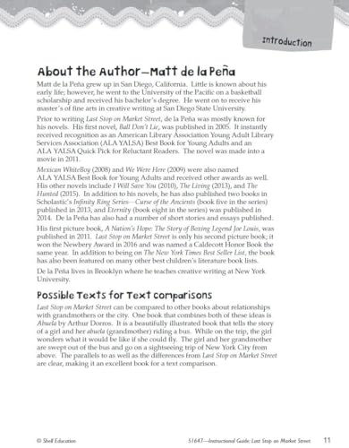 Last Stop on Market Street: An Instructional Guide for Literature - Novel Study Guide for Elementary School Literature with Close Reading and Writing Activities (Great Works Classroom Resource) - Image 3