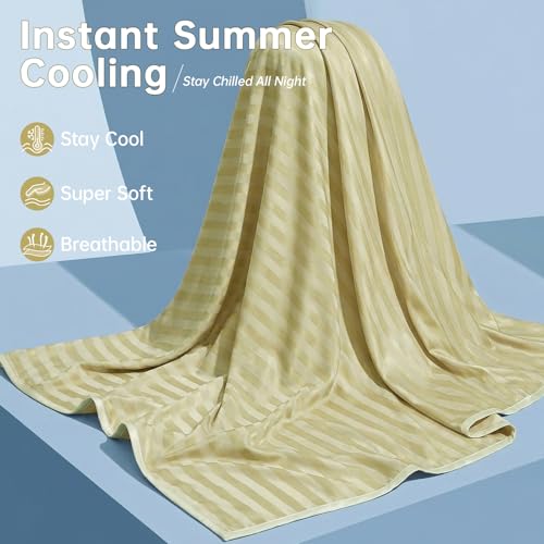 Image of Guohaoi Cooling Blanket for Hot Sleepers and Night Sweats 60 inchx90 inch Full Size