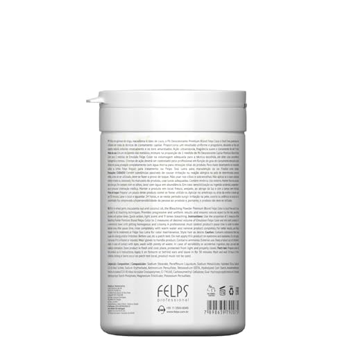 Felps Color Pó Descolorante Blond Premium 500G 500Gr