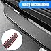 Rear Bumper Anti-Scratch Guard Compatible with Land Rover Defender 90 110 130 2025 2024 2023 2022 2021, Body Armor Protector Cover Trim Accessories