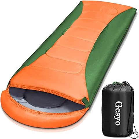 Gcsyo Schlafsack Outdoor Schlafsack Winter 0°C-25°C Deckenschlafsack 3-4 Jahreszeiten Leicht Wasserdicht Warm Cover