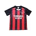 BIRD BOX 2020/2021 Milan Home #11 Zlatan Ibrahimovic Football Soccer Kids Jersey Shorts Socks Set Youth Sizes (Black/Red, 26 (8-9 Years))