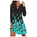 Damen Langarm PulloverKleid Damen Strickkleid Schulterfrei Rundhals Einfarbige Partykleid Warmer Pullover Kleider Elegantes Midikleid Damen Lange Leinenkleid Sommer Ärmellose Sommerkleid Damen Print Leinenkleider Baumwolle Leinen Blusenkleid Casual V-Ausschnitt Freizeitkleid Strandkleider Boho Kleid A-Linie Kleid Hemdblusenkleid