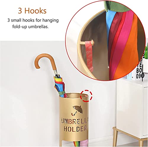 Support rond en métal pour parapluies d'intérieur moderne