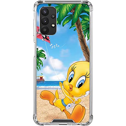 Skinit Clear Phone Case Compatible with Galaxy A32 5G - Officially Licensed Looney Tunes Tweety Bird iPod Design