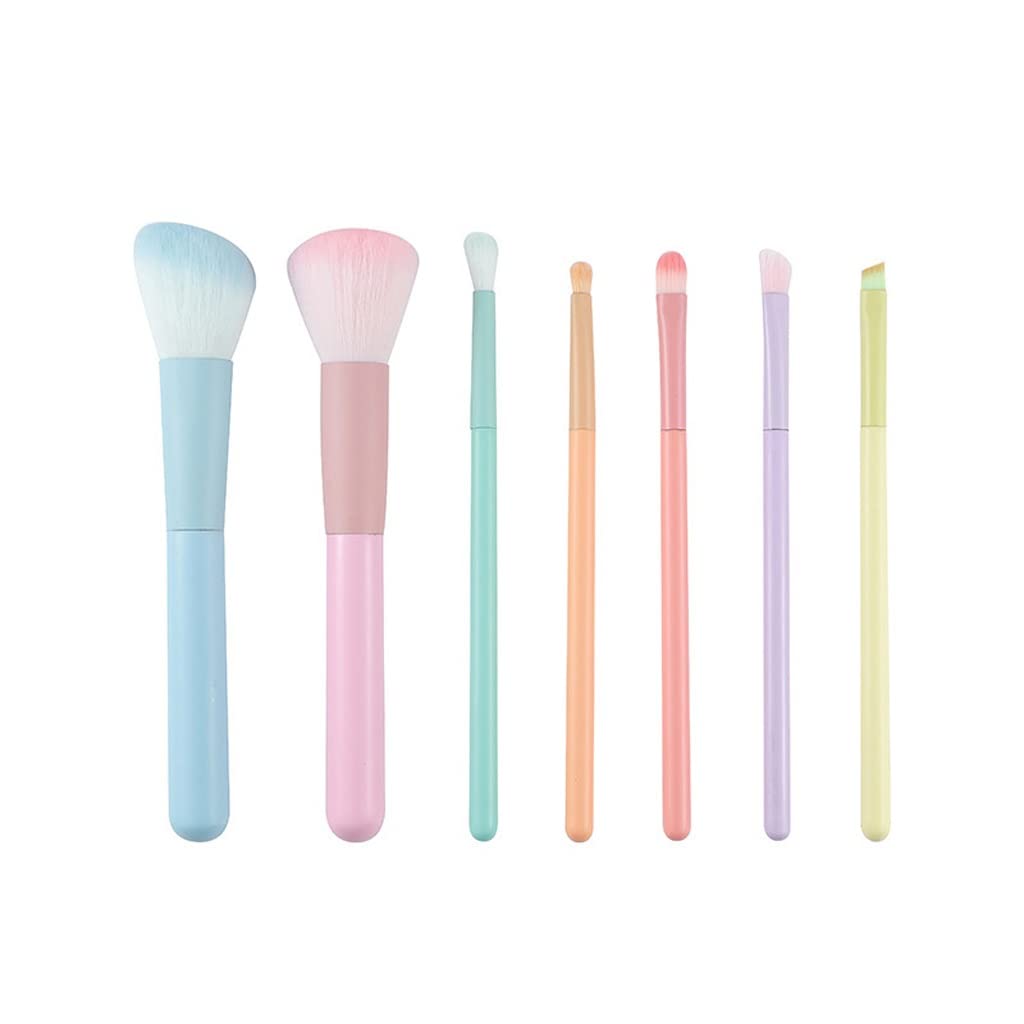 Ensemble de couleurs pinceau de maquillage pinceau lâche pinceau de coupe pinceau fard à paupières pinceau à sourcils outils de beauté