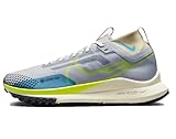 NIKE React Pegasus Trail 4 Gore-tex, Sneaker Mujer, Wolf Grey Volt Stadium Green Baltic Blue, 40 EU