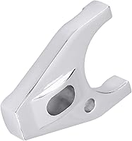 Vista 9 de Abrazadera de distribuidor, soporte de distribuidor de plata Billet cromado aluminio SBC Distribuidor Abrazadera de sujeción con tornillo para Chevy