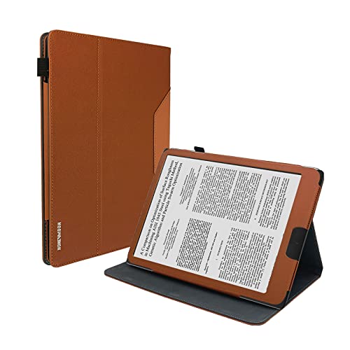 Honeymoon Case Cover For Boox Max Lumi 2 13.3 Inch E Ink Tablets Epaper,Pu Leather Folio Protective Case.(D003-Brown) #TOP21