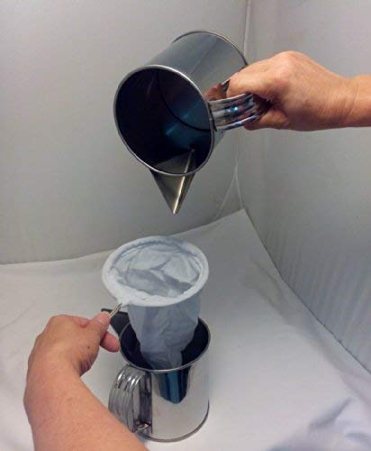 Large Thai Tea Filter Stainless Steel, Traditional Thai Style, Muslin Cotton Strainer #TOP7