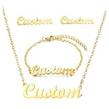【Matériaux Haut de Gamme】fabriqué à partir de métaux de haute qualité et plaqué or 18 carats, cet ensemble de bijoux offre un éclat luxueux et durable. Résistant à la rouille et poli à la perfection, il conserve son éclat au fil du temps, vous offrant un accessoire intemporel et élégant qui complète toutes vos tenues et sublime votre style sans effort.