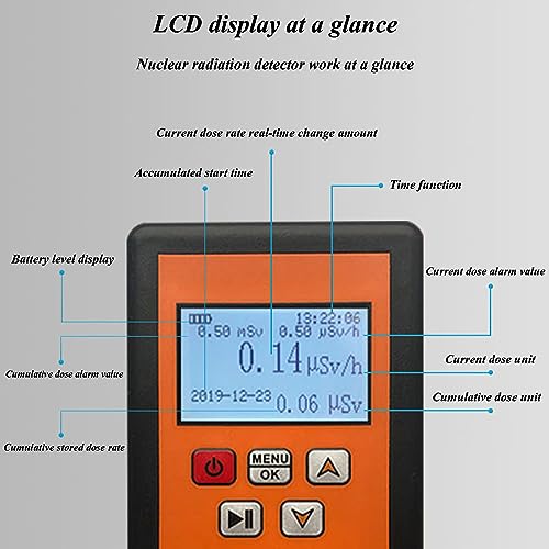 Medidor EMF Digital Recargable con Pantalla LCD miniatura 4