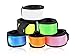 esonstyle Pack of 6 LED Light Up Band Slap Bracelets Night Safety Wrist Band for Cycling Walking Running Concert Camping Outdoor Sports (6 Pack)