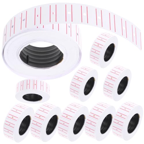 HOODANCOS 1 Roll Sticker Labels Self-Adhesive Sign Tag Supermarket Cost Tag Label Paper Confidence in Use