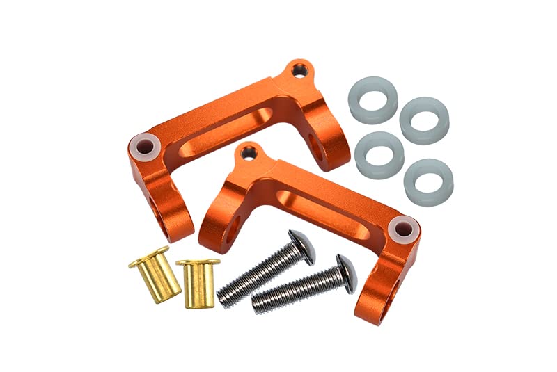 Tamiya GF01 & TL01 Aluminum Front C-Hub Upgrade Parts - 1 Pair Set, Blue